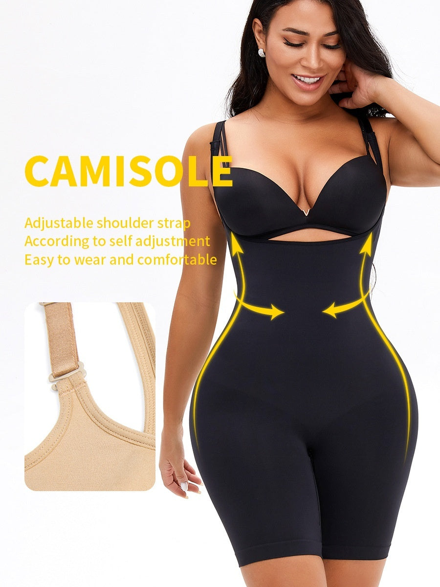 Plus Size Seamless Body Shaper – Waist Slimming, Belly Control & Hip Lifting