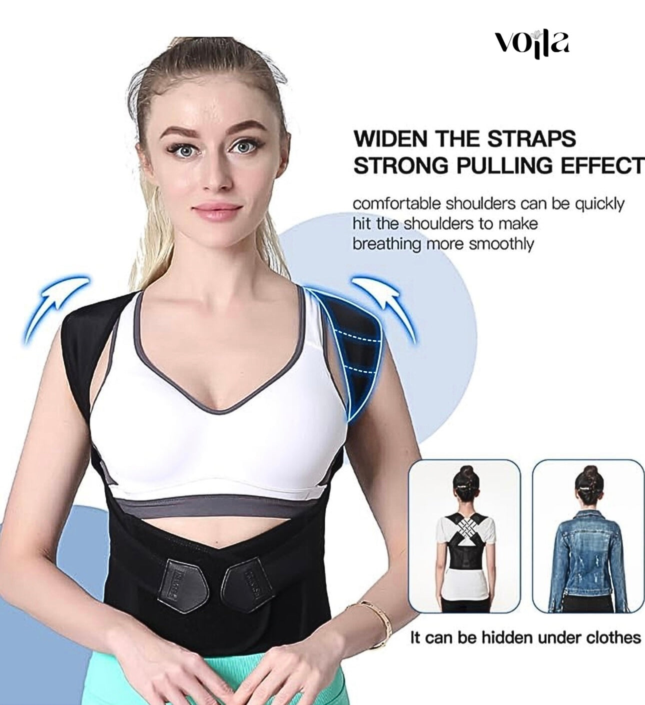 Unisex Anti-Humpback Posture Corrector – Chest Lift Brace for Better Alignment